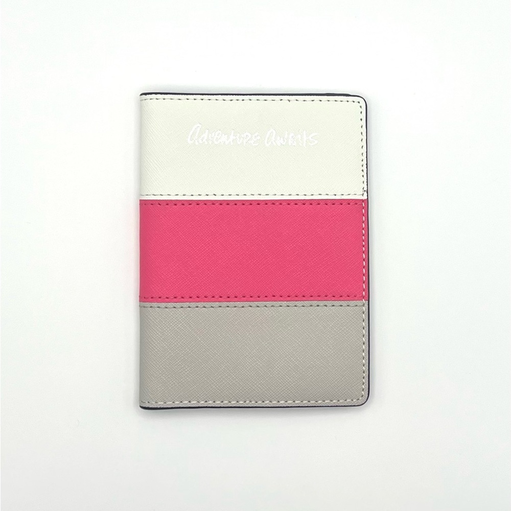 Rebecca Minkoff Pink and Cream Card Holder